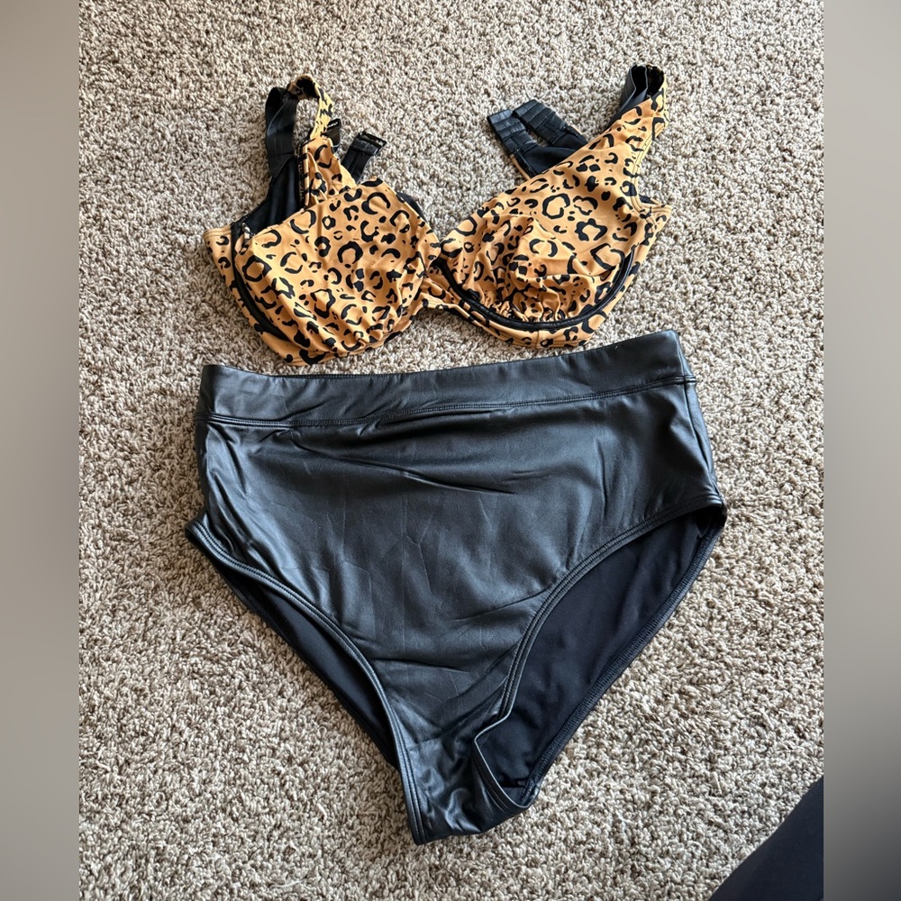 Swimsuits for all X gabiFresh cheetah swimsuit